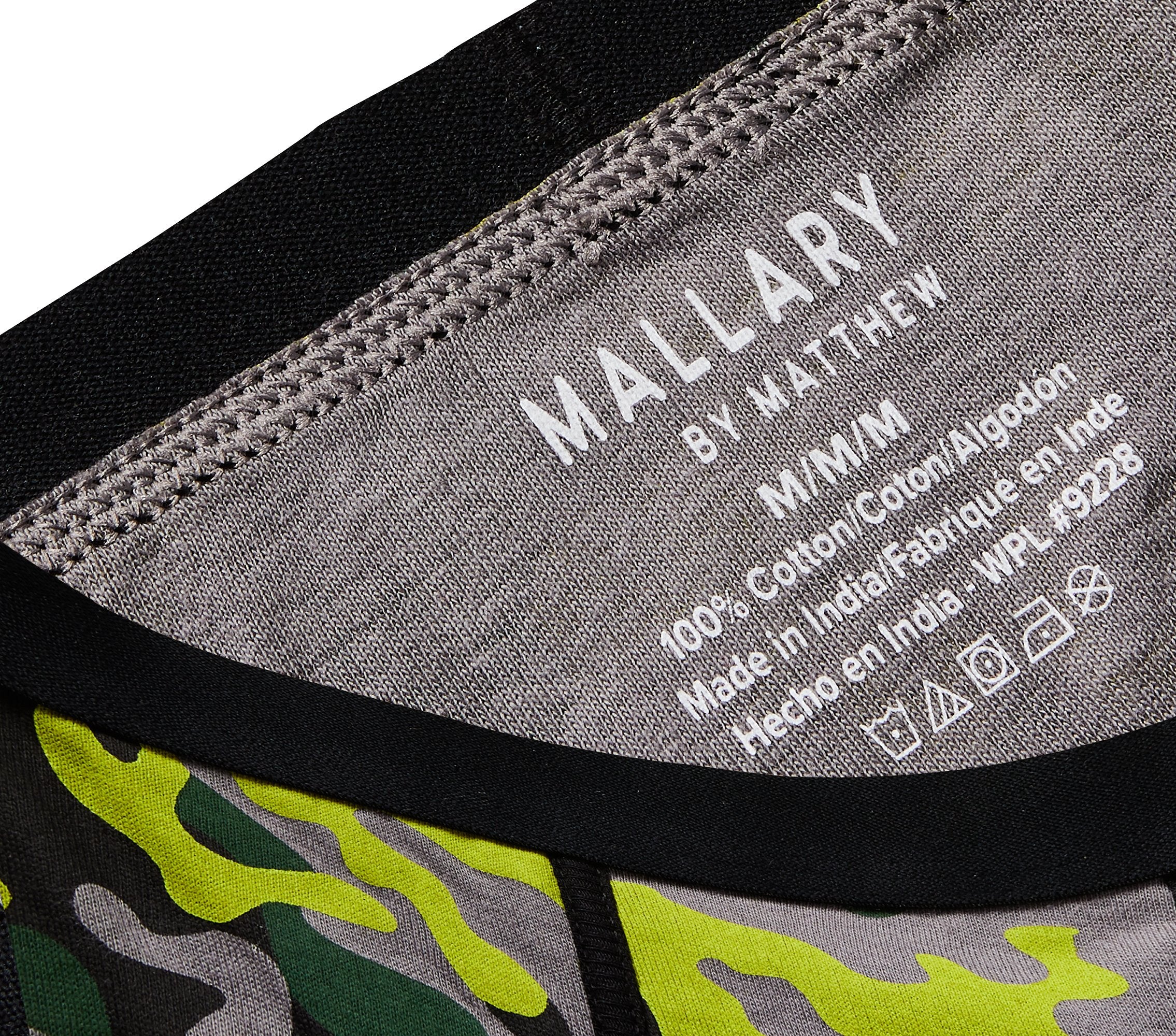 Mallary by Matthew 100% Cotton Boys Briefs Underwear 16 Pack Neon Camouflage