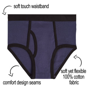 Mallary by Matthew 100% Cotton Boys Briefs Underwear 8 Pack Basics