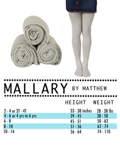 Mallary Girls Microfiber Light Grey Tights 3-Pack